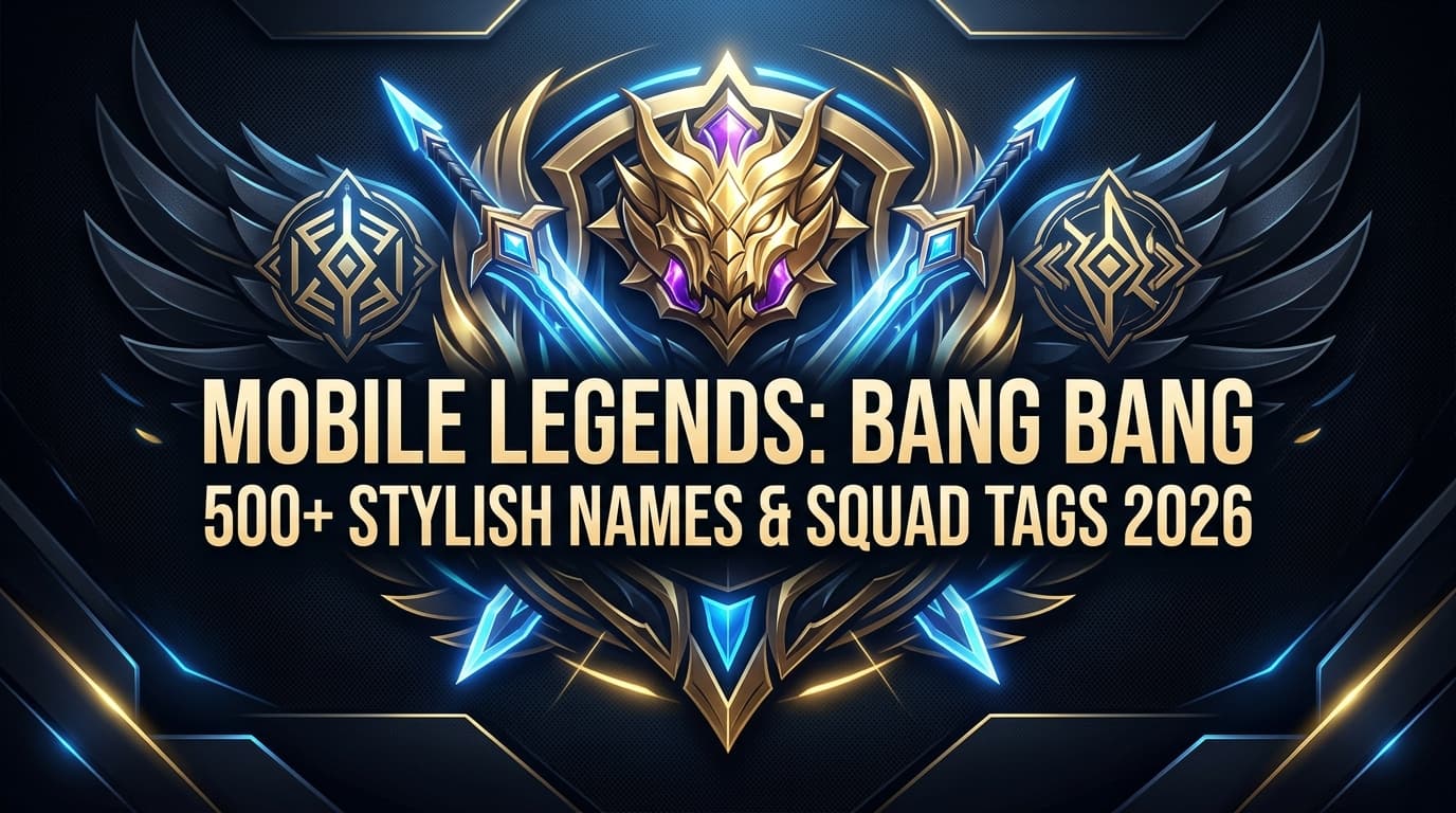 Mobile Legends Name Style 500+ Best MLBB Nicknames 2026